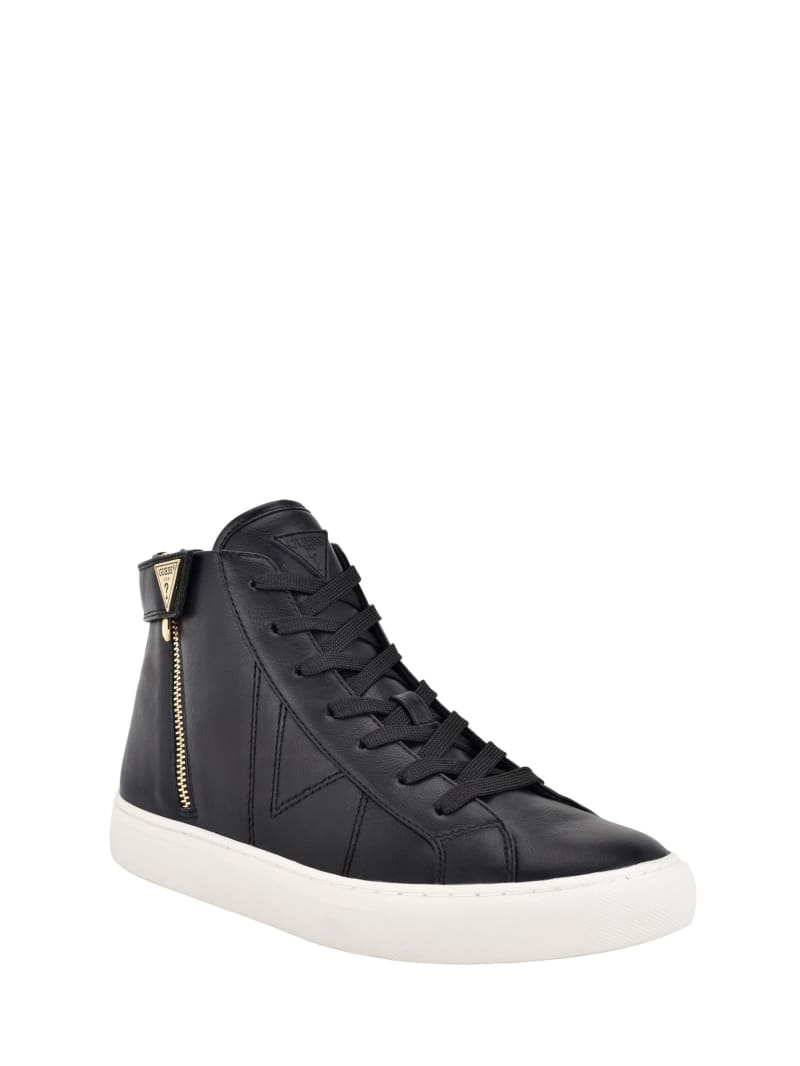 high top zip sneakers