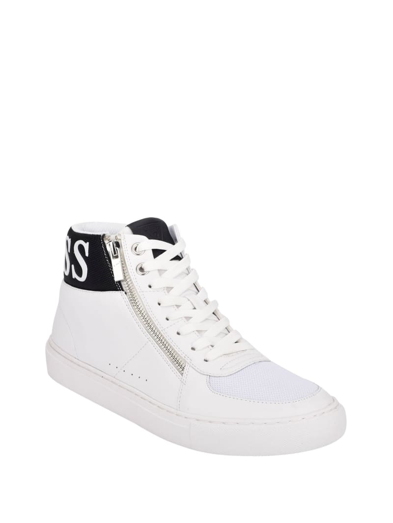 guess black high top sneakers