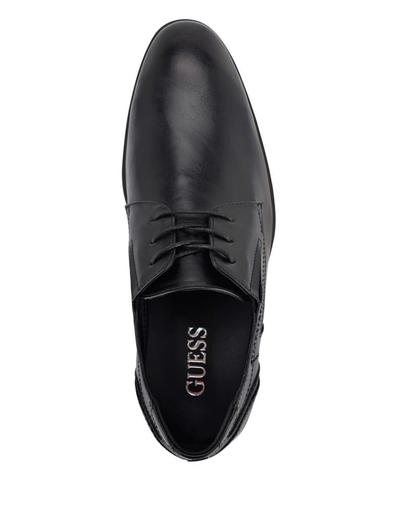 Guess Logo-Embossed Lace-Up Dress Shoes. 4