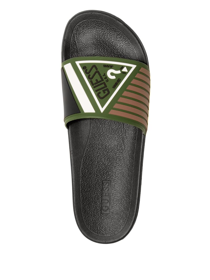 Guess Melson Logo Icon Pool Slides. 4