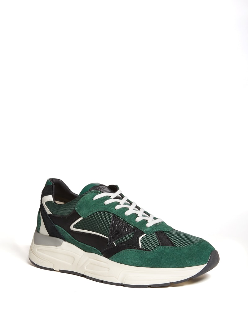 guess green trainers