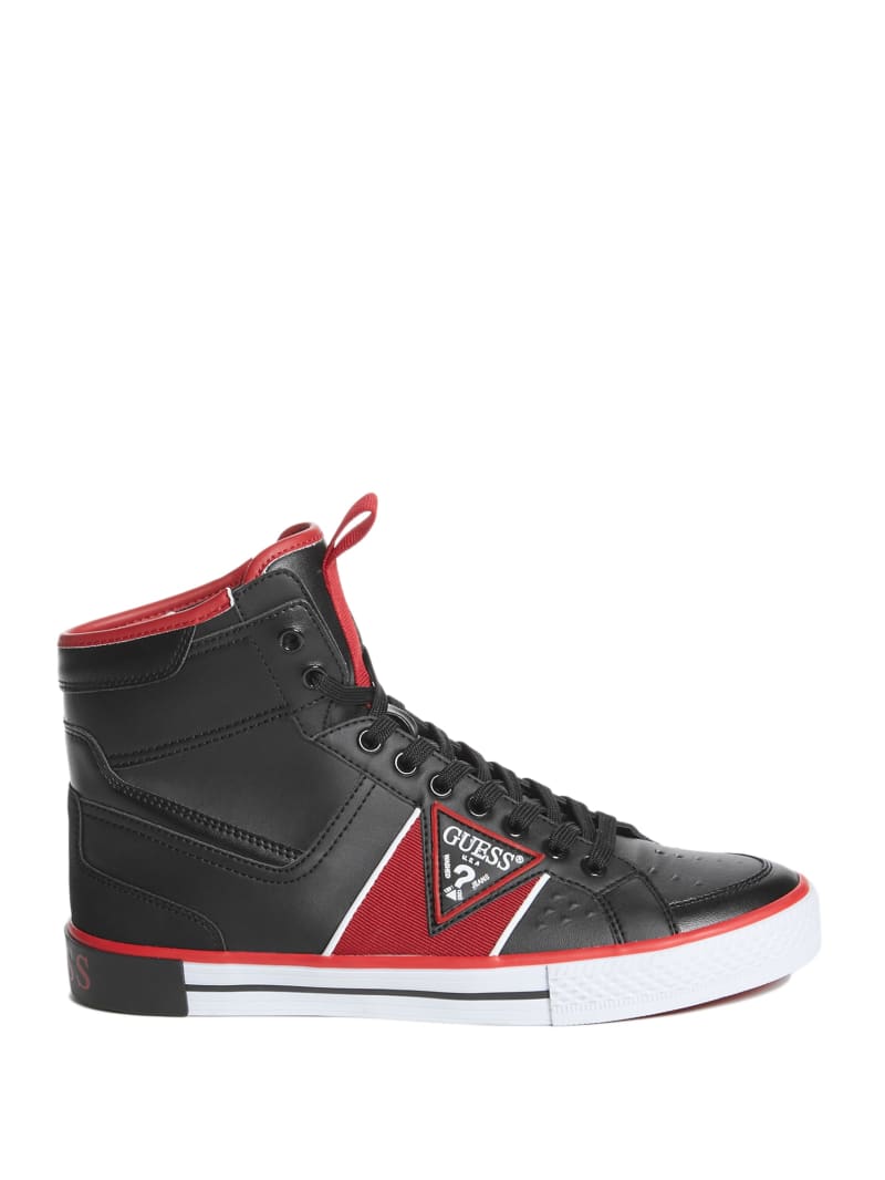 guess triangle logo sneakers