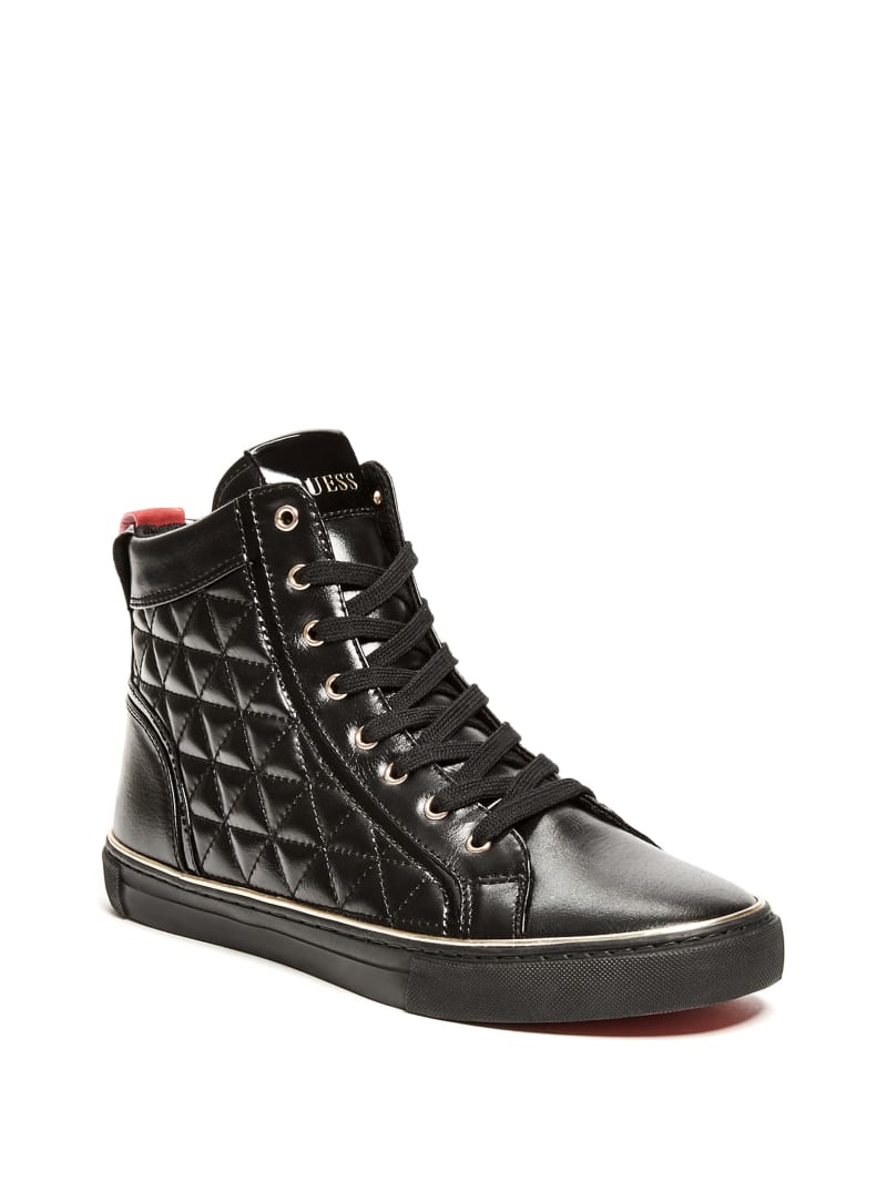 guess black high tops