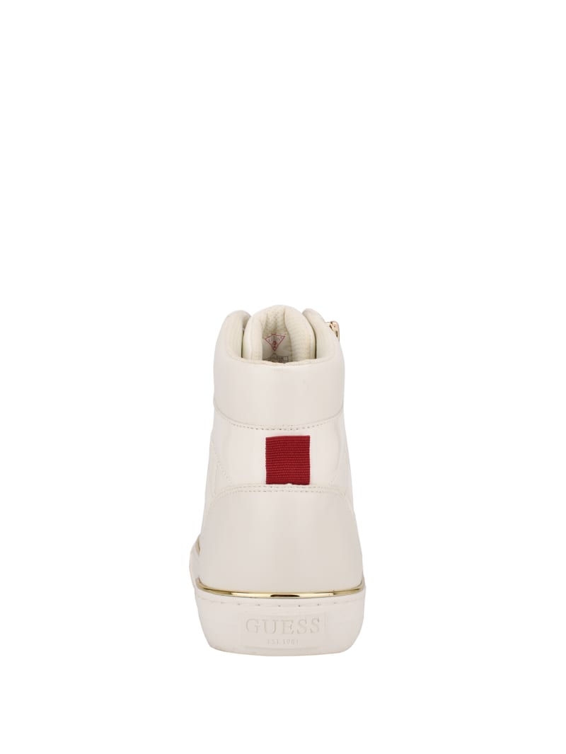 Guess white outlet high top sneakers