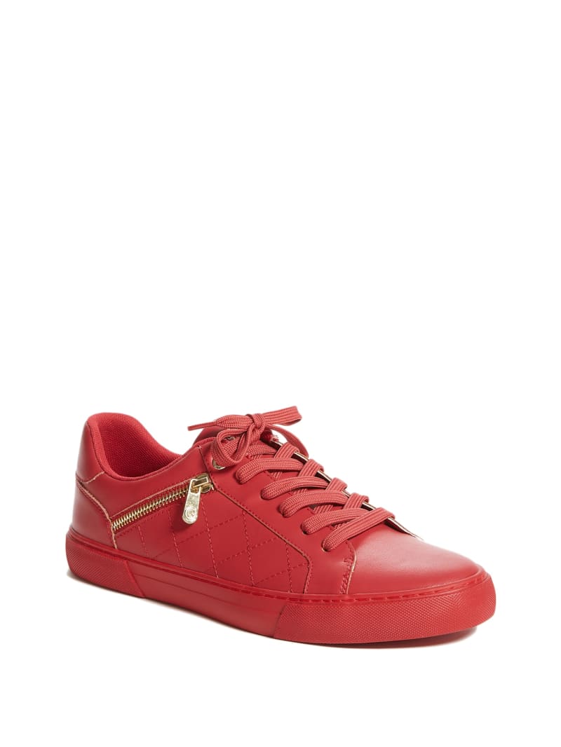 Guess red trainers