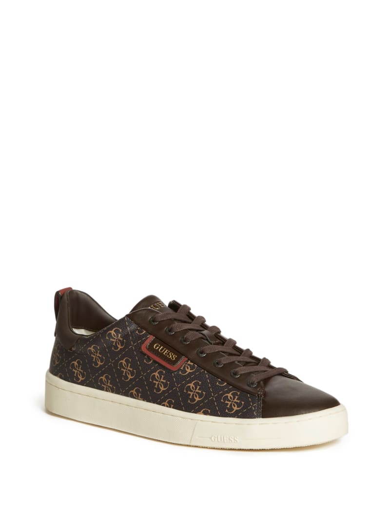 Guess sneakers logo clearance