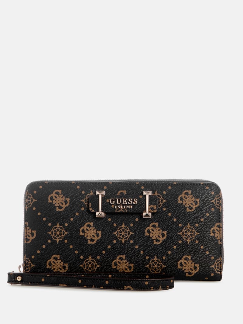 GUESS® Carrie Quattro G Large Zip-Around Wallet