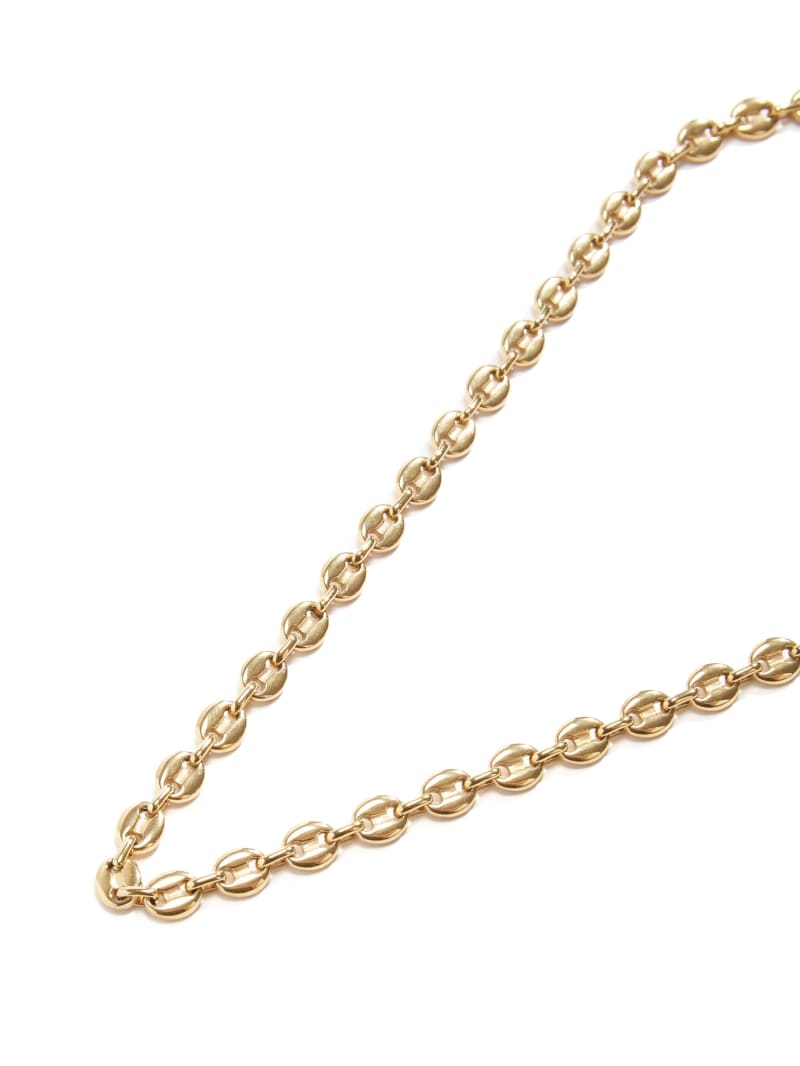 Gold guess necklace store