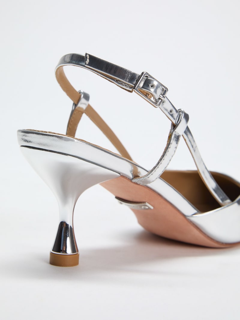 Jen Metallic Kitten Heels