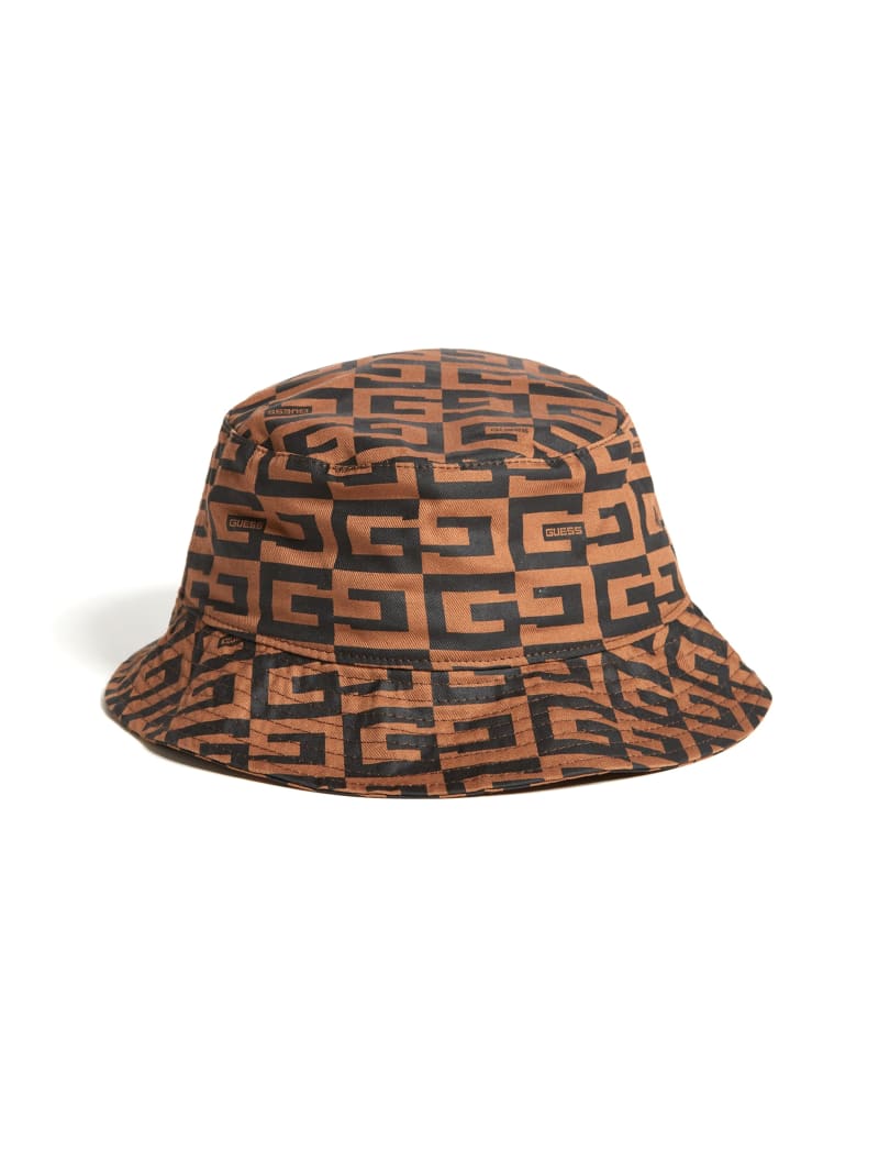 G Checker Logo Bucket Hat