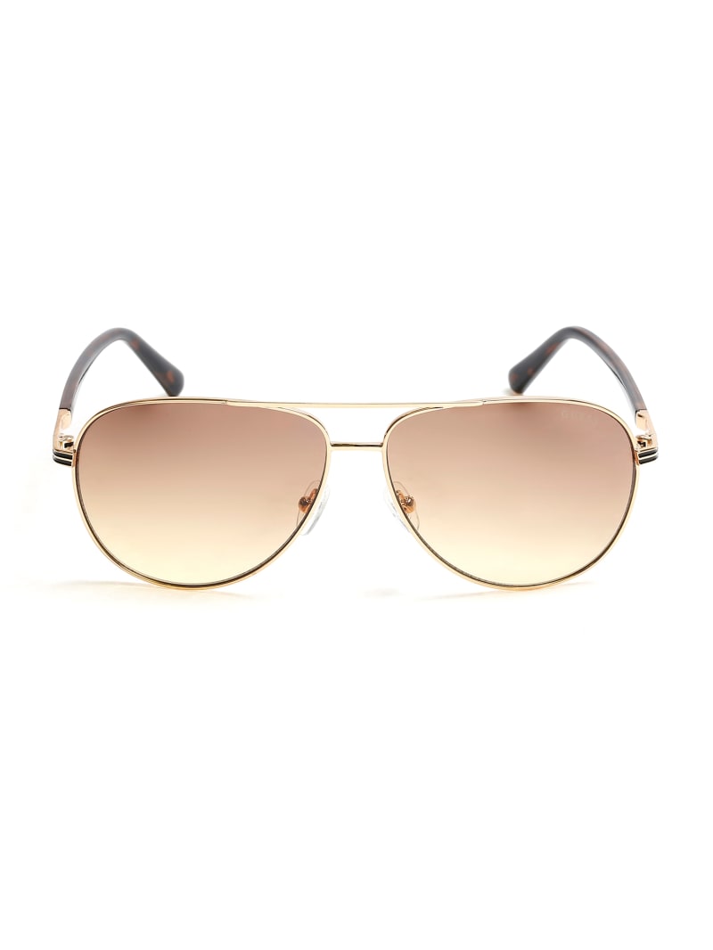 Aviator-Style Metal Sunglasses