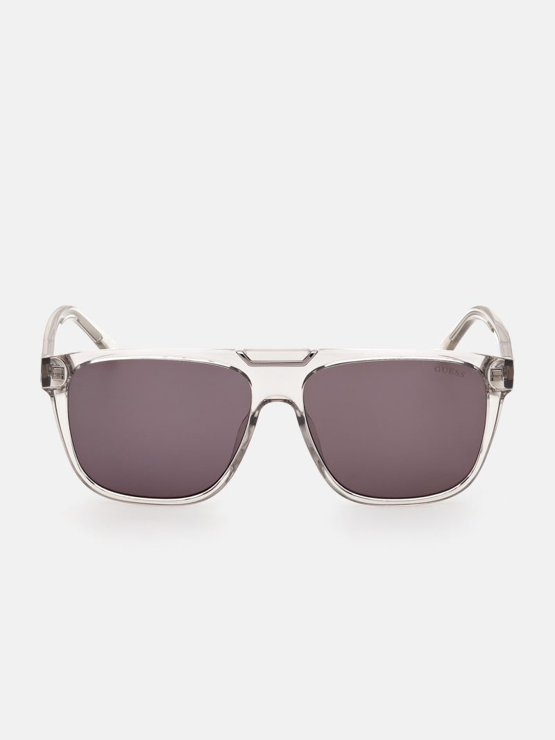 Guess white aviator sunglasses top