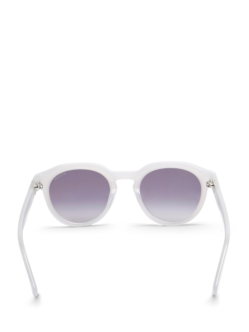 Oversized Round Plastic Sunglasses GUESS Canada
