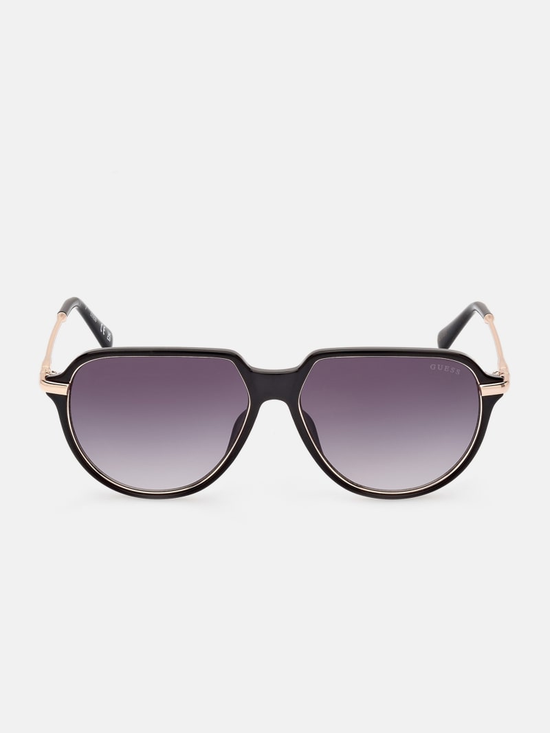 Plastic Aviator Sunglasses | GUESS