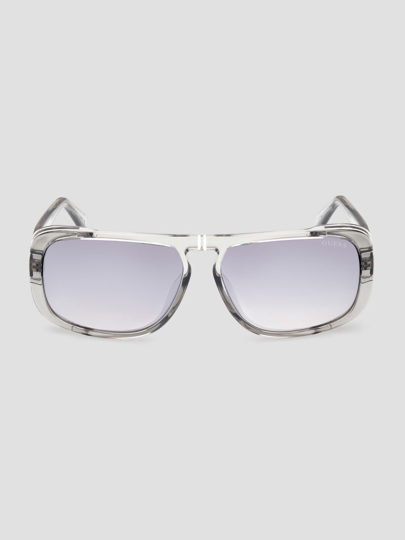 Quincy Plastic Aviator Sunglasses
