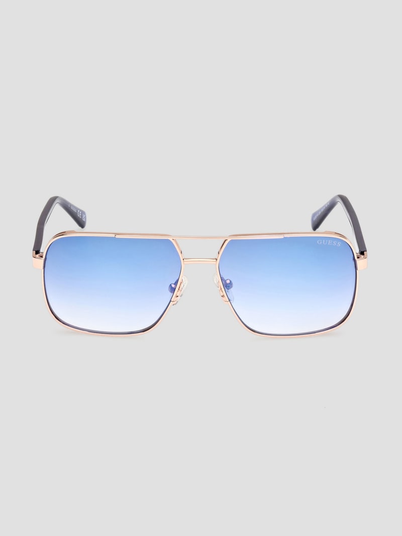 Guess blue aviator sunglasses store