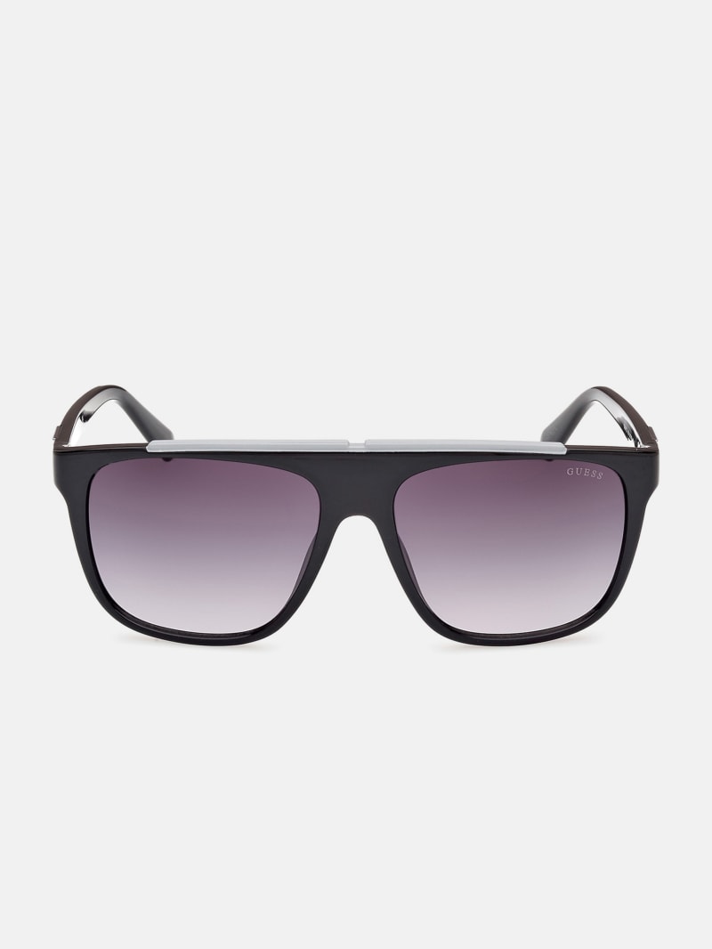 Guess black aviator sunglasses best sale