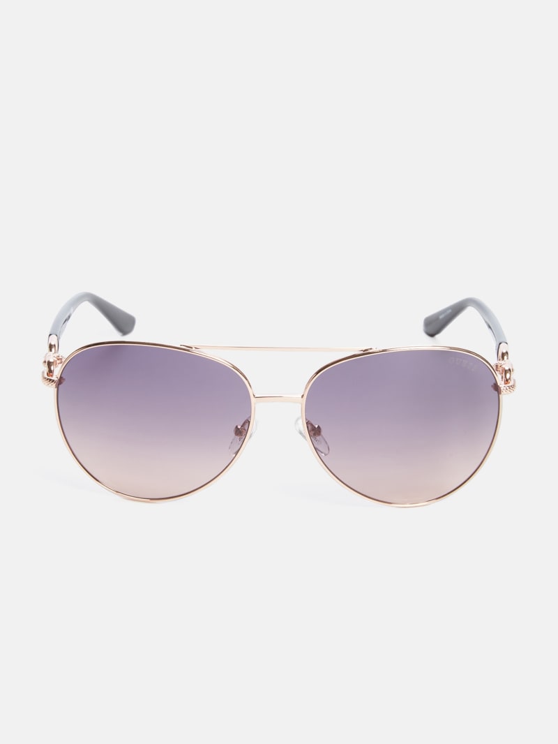 Aviator Metal Sunglasses GUESS Canada