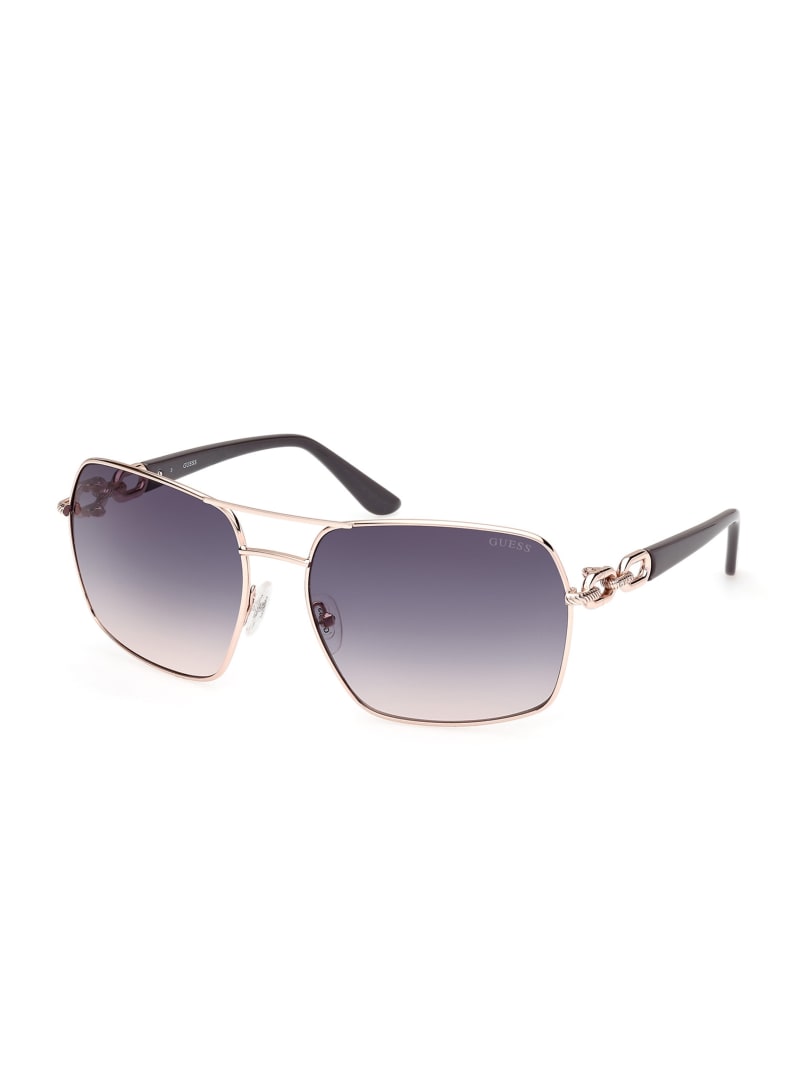 Square Metal Sunglasses