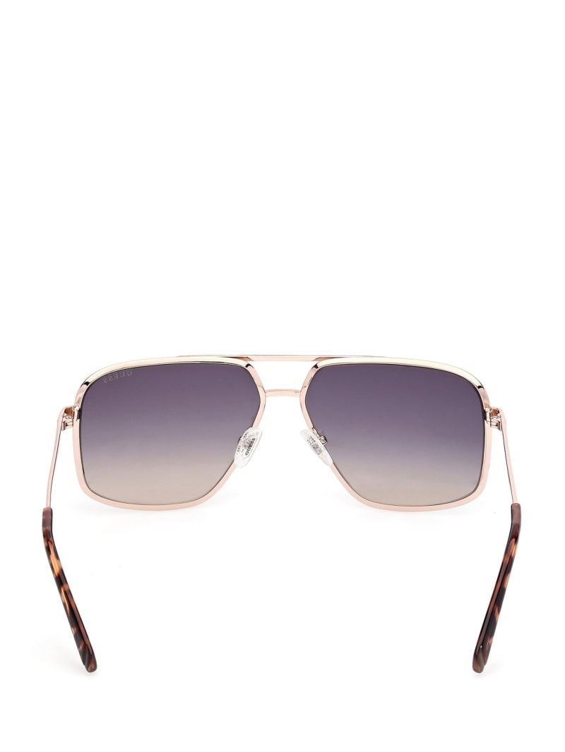 Guess aviator sunglasses white new arrivals