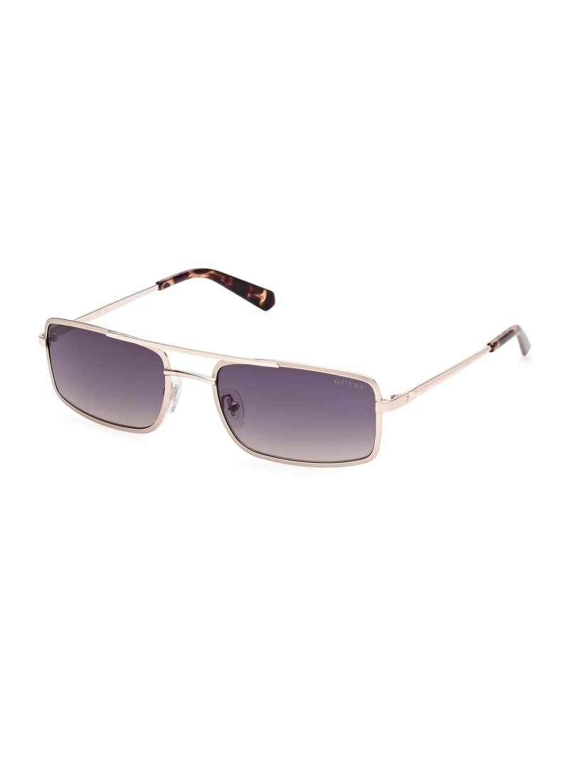 Narrow Aviator Sunglasses GUESS