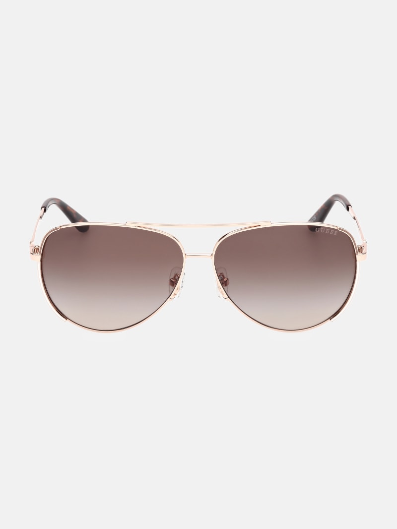 GUESS® Aviator Metal Sunglasses