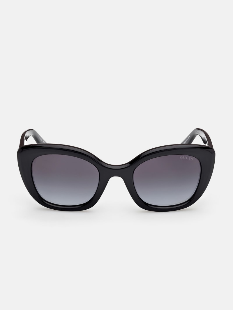 Bubble Cat-Eye Plastic Sunglasses