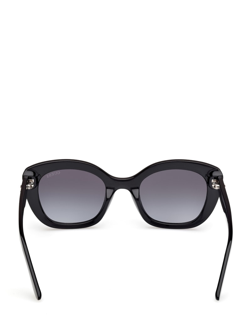 Bubble Cat-Eye Plastic Sunglasses