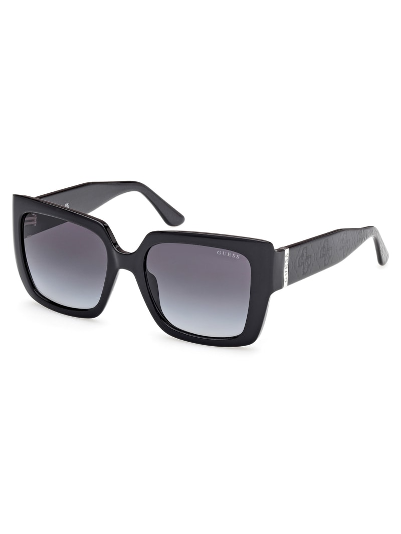 Square Quattro G Plastic Sunglasses | GUESS Square Quattro G Plastic Sunglasses | GUESS