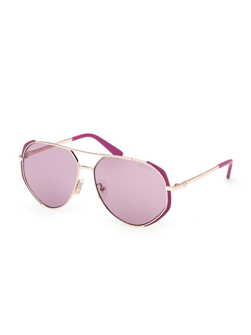 Metal Aviator Sunglasses GUESS