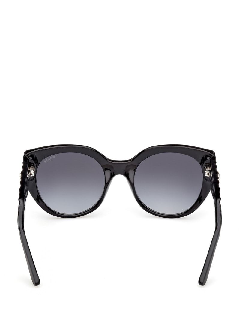 Adina Cat-Eye Plastic Textured Sunglasses