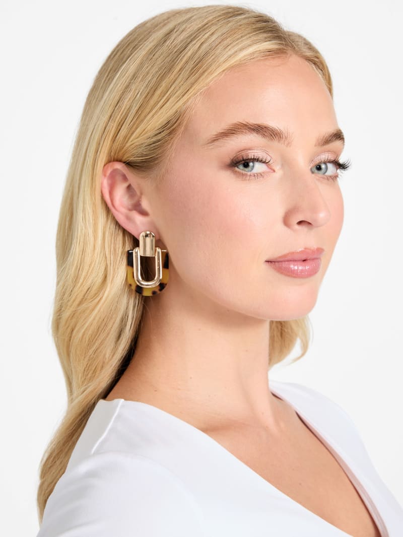 Gold-Tone Statement Earrings