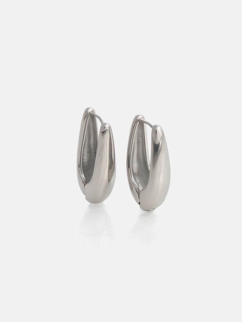 Silver-Tone Hoop Earrings