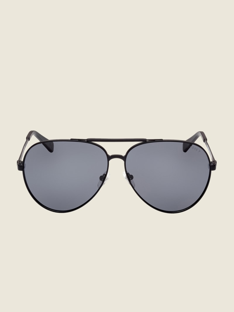 Aviator Logo Sunglasses