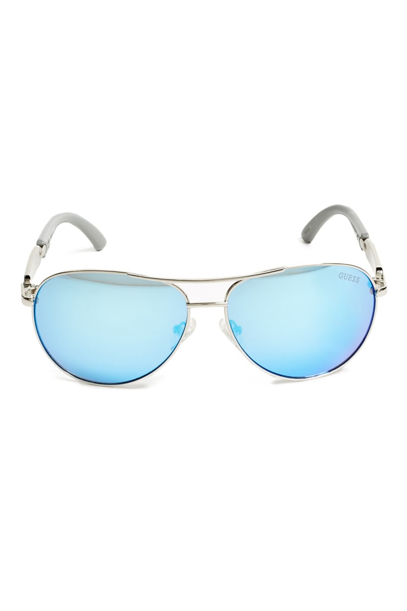 Guess mirrored aviator sunglasses outlet