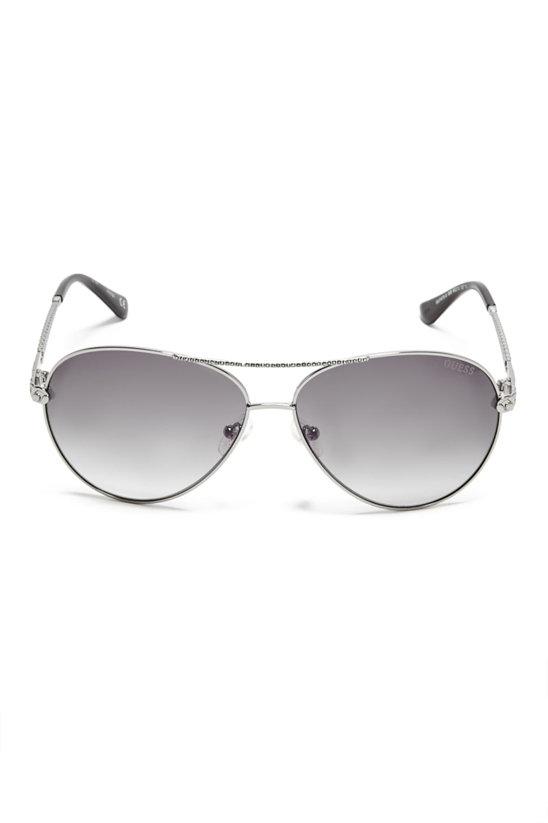 Guess women's discount aviator sunglasses