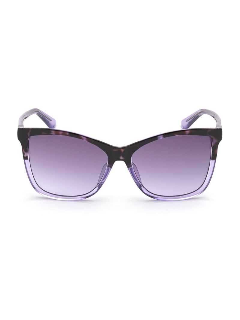 guess sunglasses purple