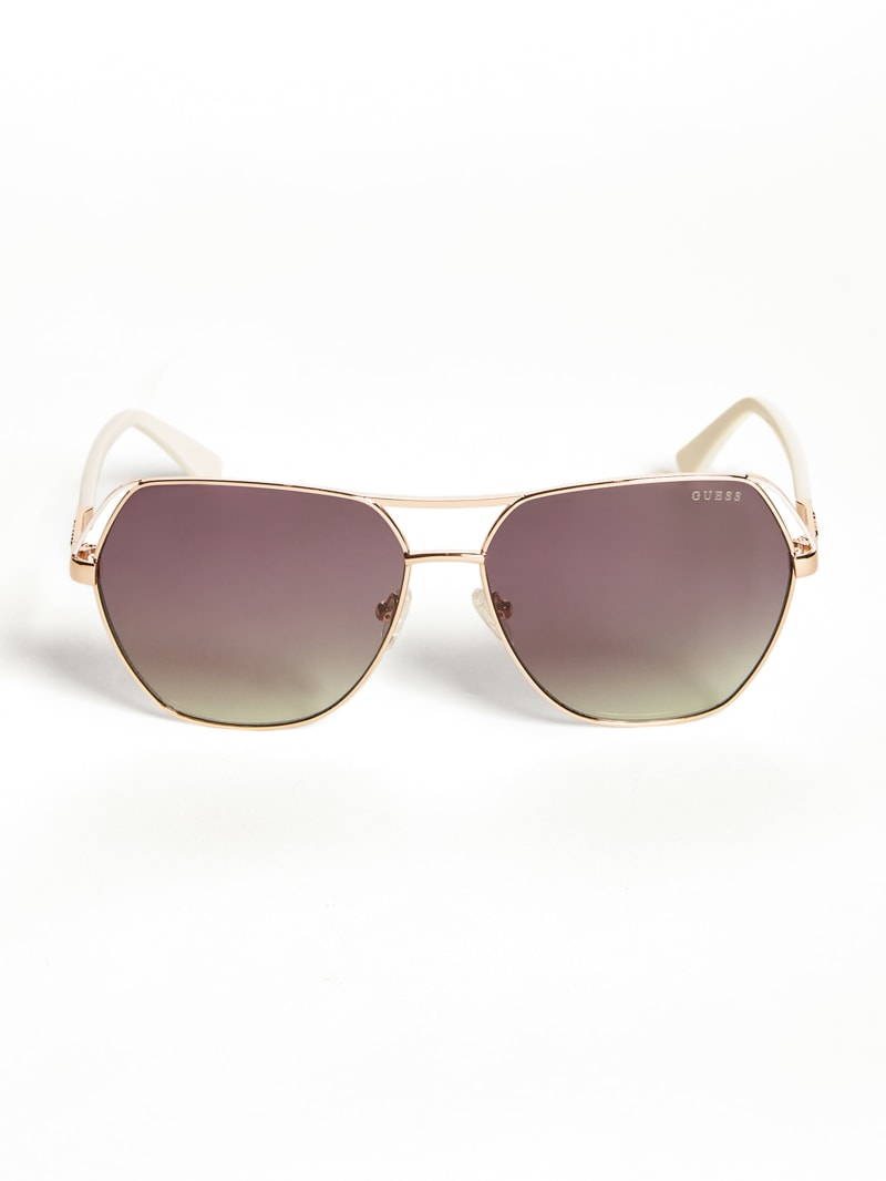 Geometric Aviator Sunglasses GUESS