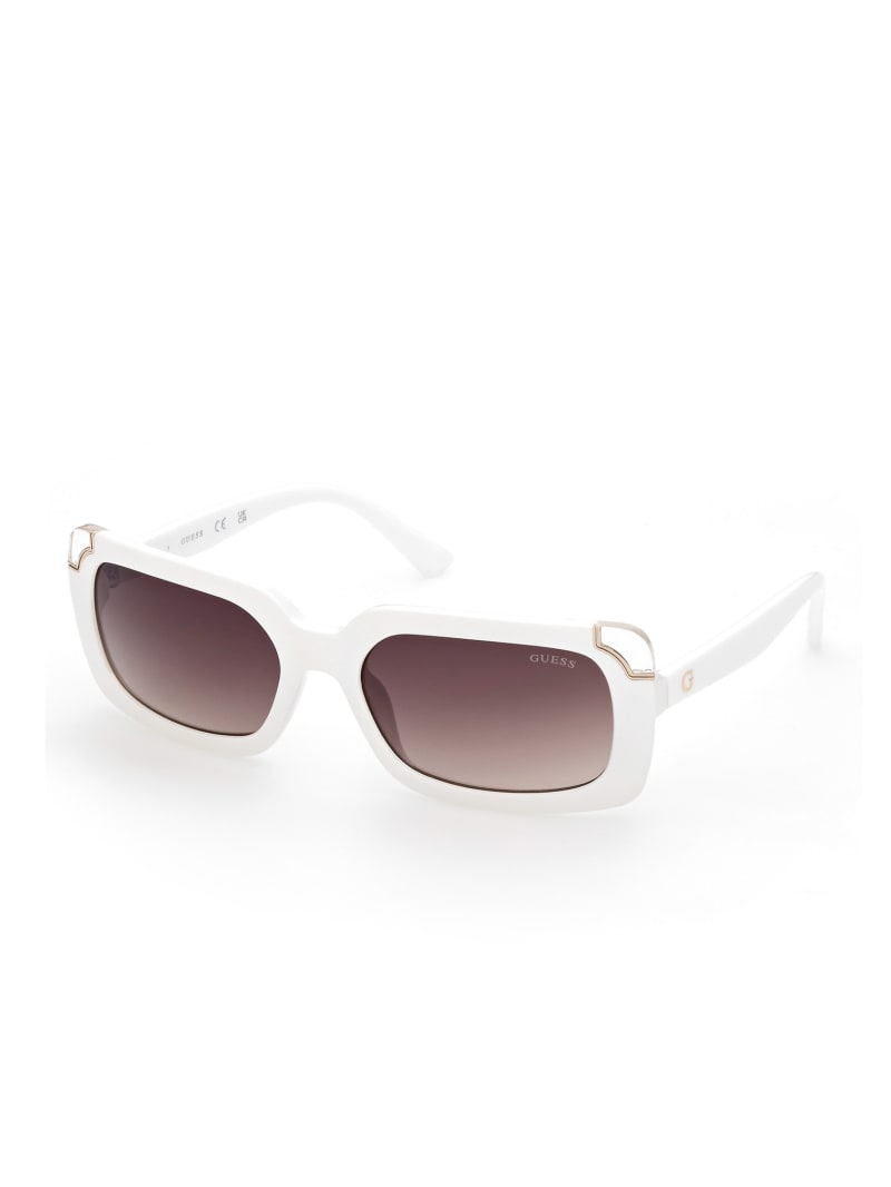 Guess white sales sunglasses