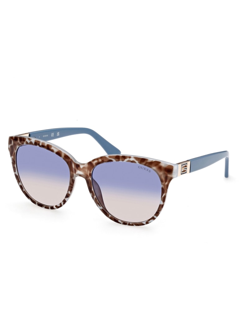 Tortoise Round Sunglasses