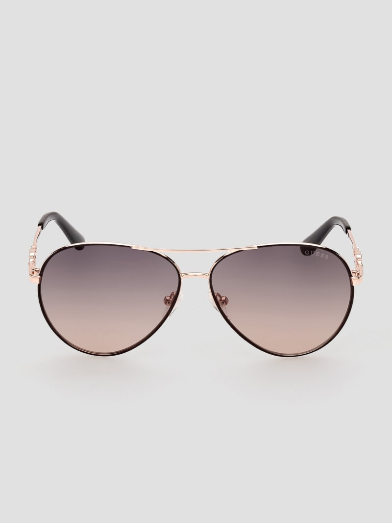 Guess women's aviator sunglasses hot sale