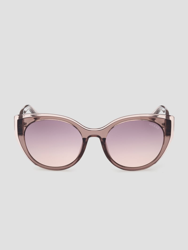 Round Lucite Sunglasses GUESS