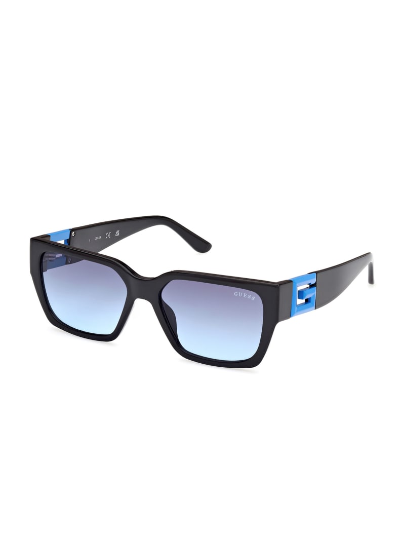 Square Sunglasses and Fabric Chain Set GUESS