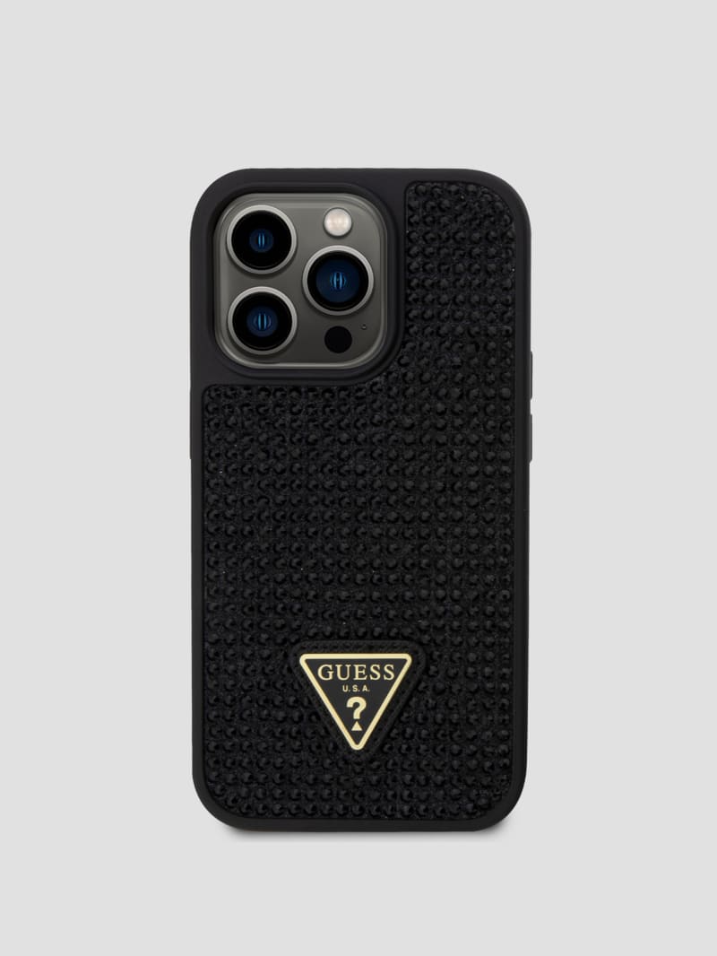 Guess Grip Stand 4G Triangle Strass case for iPhone 15 Pro Max - black -  B2B wholesaler.hurtel.com