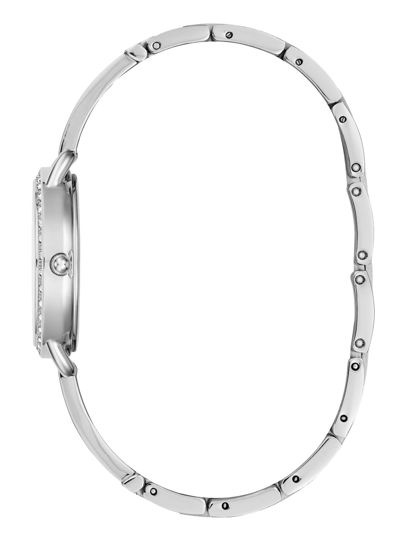 Guess watch silver crystal discount