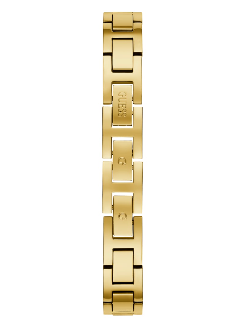 Gold-Tone Crystal Analog Watch