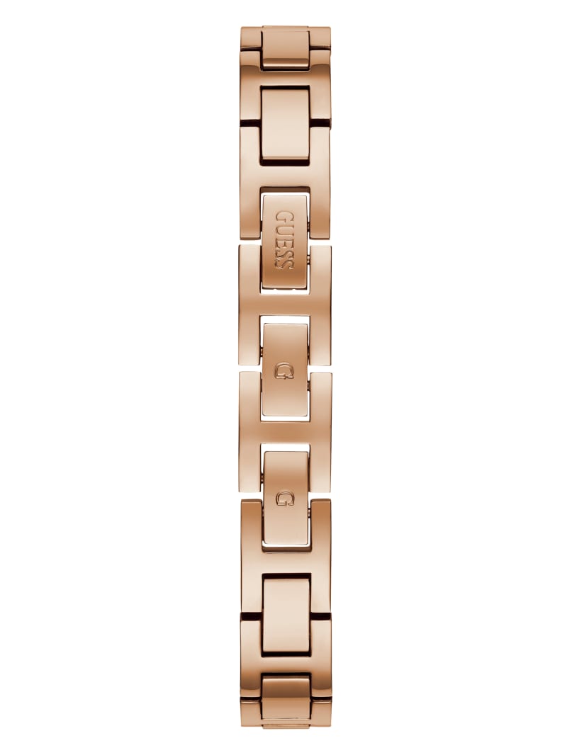 Guess Rose Gold-Tone Crystal Analog Watch. 1