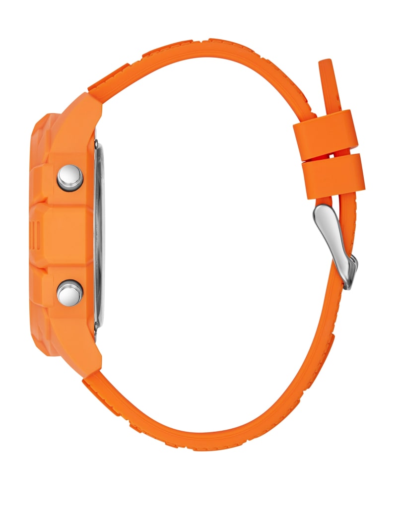 Neon Orange Oversized Digital Watch | GUESS