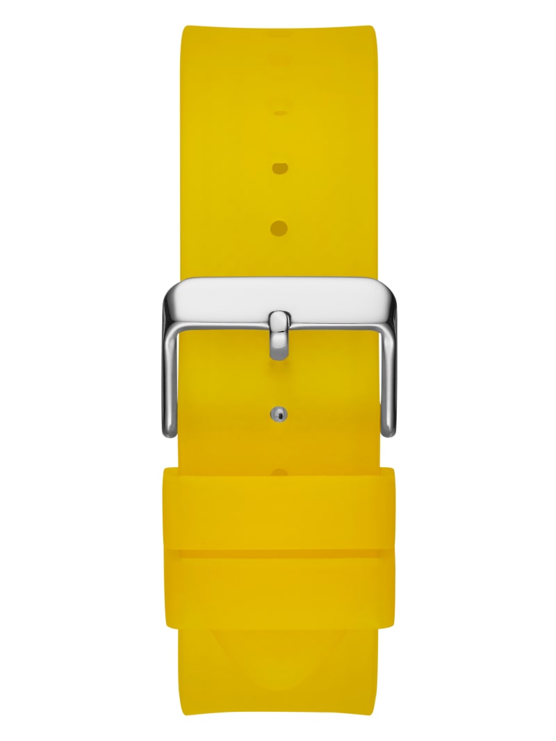 Yellow Plastic and Silicone Multifunction Watch | GUESS