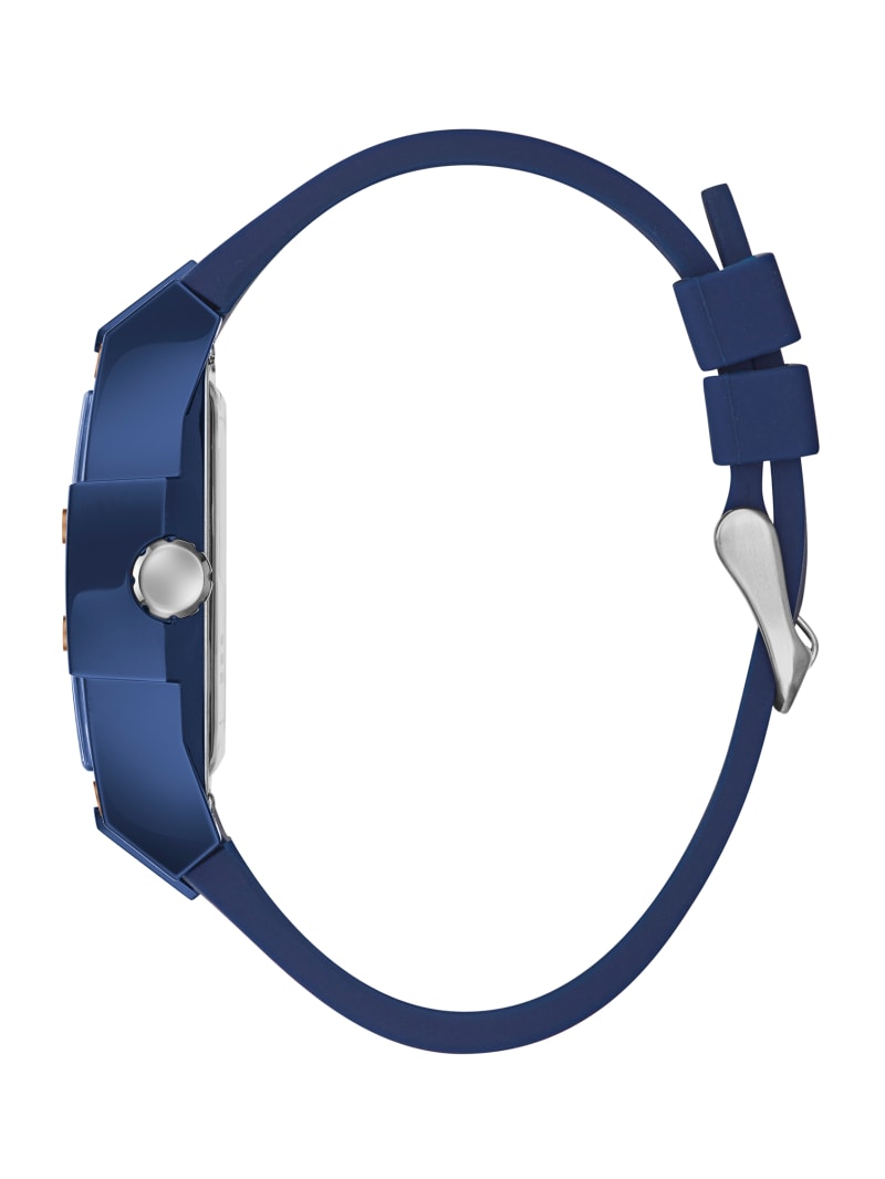 Guess blue rose gold watch outlet